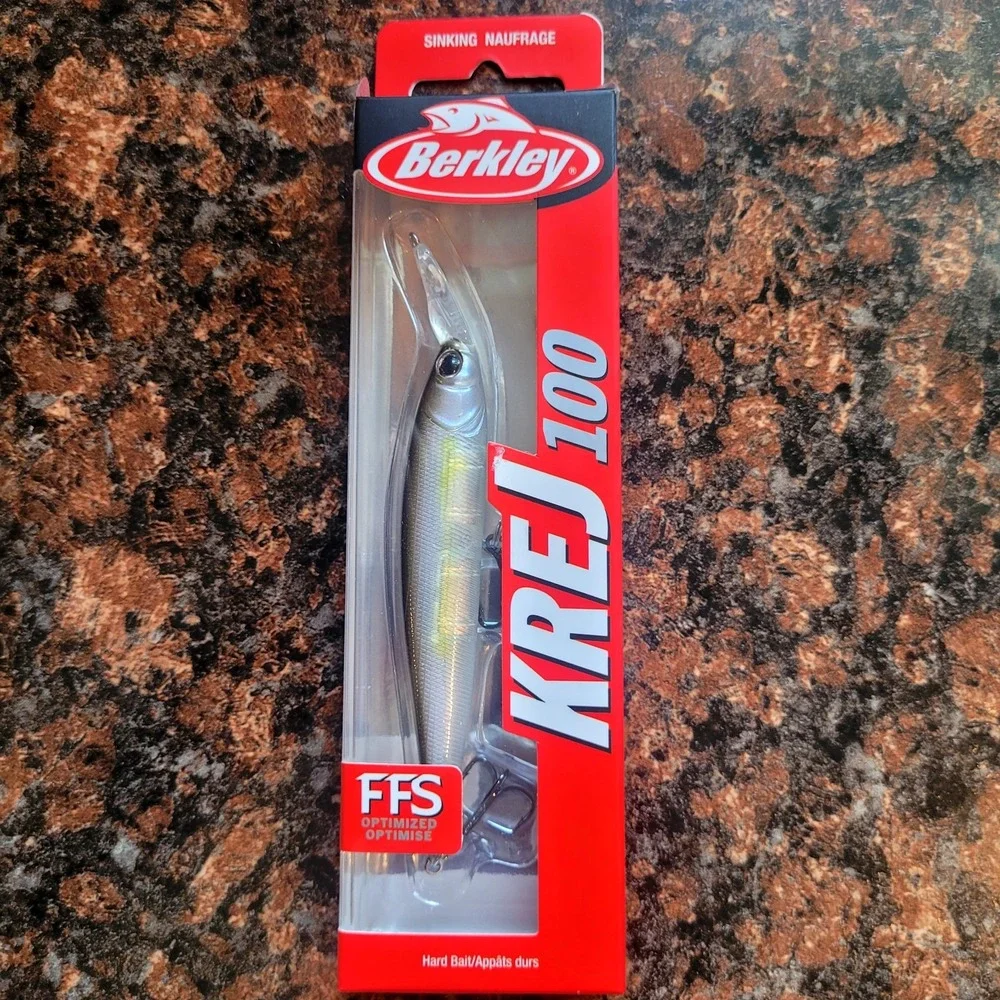 LOT OF 4 Berkley KREJ 100 Jerkbaits Great For Bass!! Livescope‎ Enhanced New!